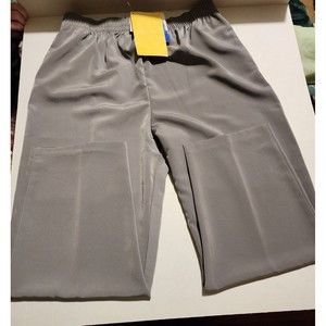 Susan Graver Style Women’s Grey Pull On Pants Elastic Waist Size XL New w Tags